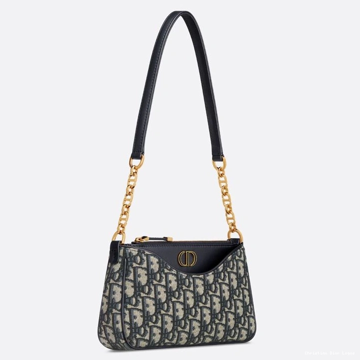 Cheap Canvas Dior Montaigne Motif 30 Bag Oblique Mini Avenue Blue Hobo 0710 Luxury